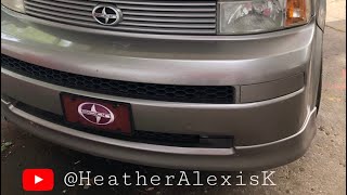 Replacing a wheel bearing on a Scion XB.