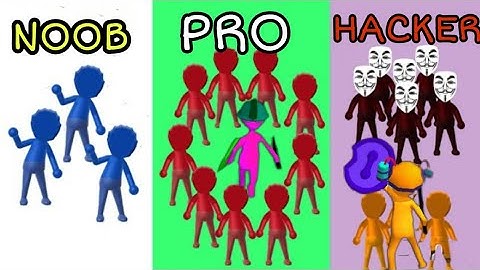 NOOB vs PRO vs HACKER - join and clash | all levels