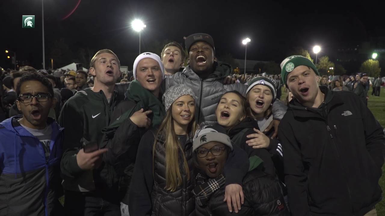 2016 Michigan State Basketball Izzone Campout YouTube