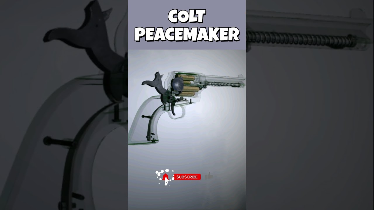 How Does the Colt Peacemaker Work? | 3D Gun Mechanism Animation
