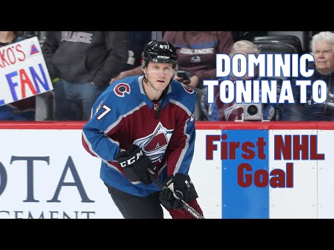Dominic Toninato #47 (Colorado Avalanche) first NHL goal 14/02/2019