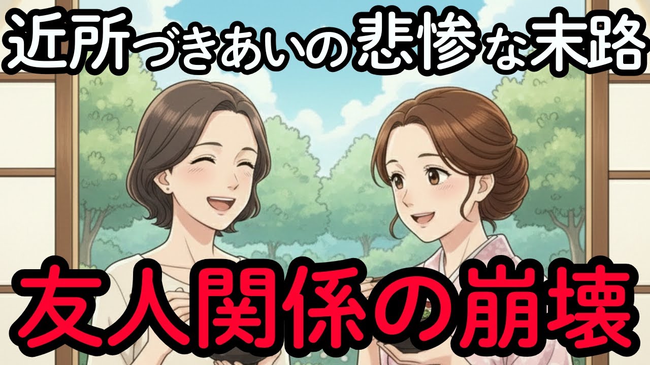 親友だった隣人が私を拒絶した本当の理由とは？良かれと思ってしただけなのに… | シニアの友人関係  | 老後の幸せ | 友達 | 友情崩壊 | 近所付き合い