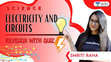Electricity And Circuits | Revision With Quiz | Science | Unacademy 6th | Smriti Rana
