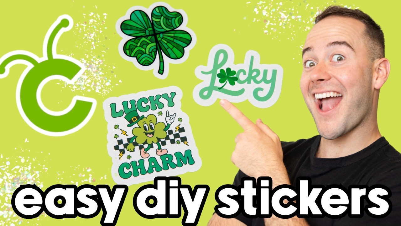 Easy Cricut Stickers: Kiss Cut + Die Cut Methods
