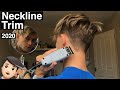 How To Trim Your Neck Line Tutorial (AT HOME) Feel Fresh During Isolation 2020