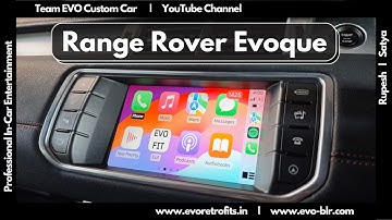 EVO FIT: Range Rover Evoque Carplay MMI Working Interface upgrade Demo by EVO Custom Car. Bosch.