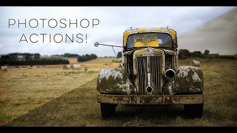 Save Time: Create Photoshop Actions