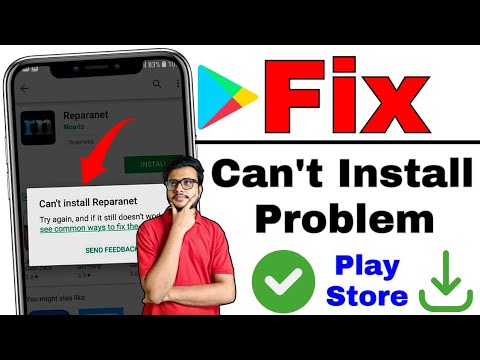 How To fix Can't Install App Problem On Play store | Can't install app ...