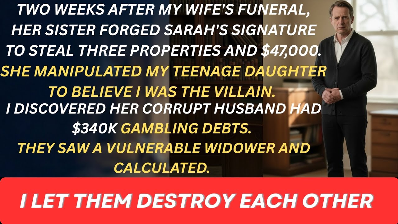 My Dead Wife's Sister Forged Her Signature to Steal Everything. Karma Found Her.