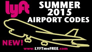 Lyft Airport Free Codes Summer 2015