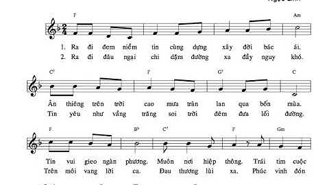 TẬP HÁT CÙNG VUI BƯỚC ( NGỌC LINH )