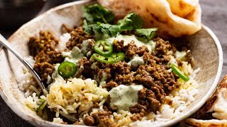 Qeema - Quick & easy Indian curried beef mince
