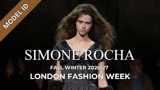 Simone Rocha Fall Winter 2026/27 Fashion Show Model ID | London Fashion Week