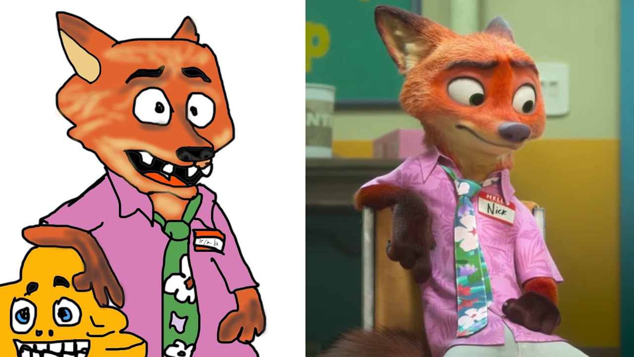 Funny Zootopia 2 Trailer Drawing Meme