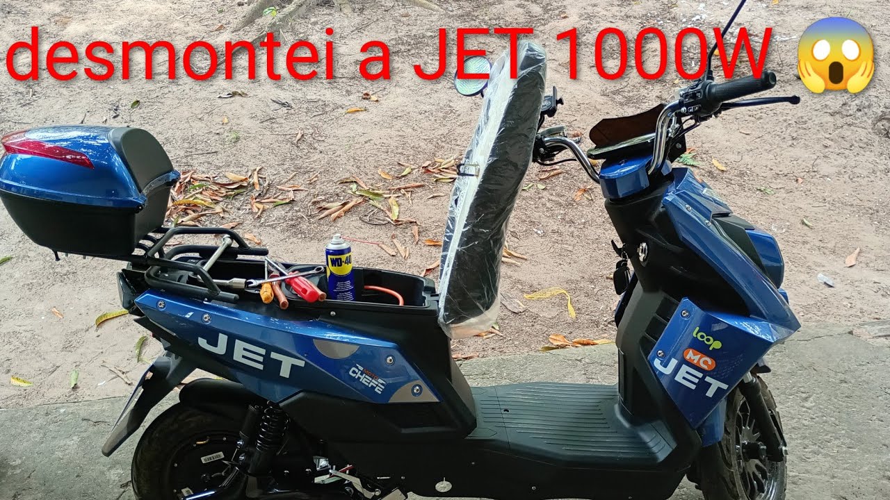 Manutenção Scooter elétrica JET 1000w, fiz uma pequena manutenção barulho irritante!!