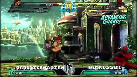Smash Up Tournament - MvC3 - Dadesicanadian vs NeoRussell