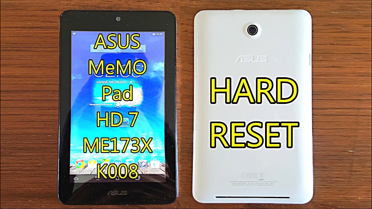Update ASUS MeMO Pad HD 7 ME173X K008 | Hard Reset \u0026 First Configuration