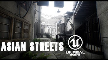 Speed Level Design Asian Slum Streets UE 4