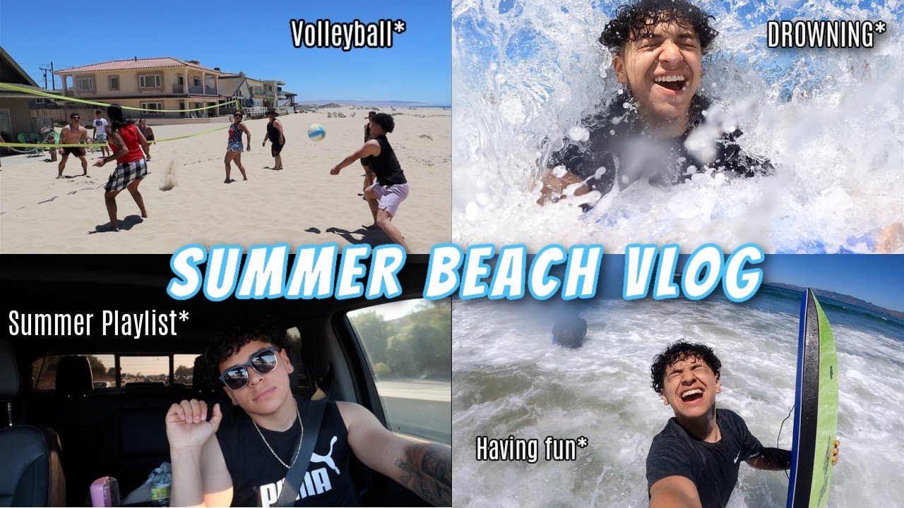 I ALMOST DROWNED | FAMILY BEACH VLOG