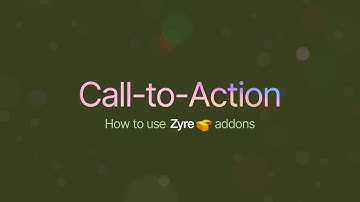 Call to Action Widget for Elementor | Zyre Addon | Modern & High-Impact CTA Designs