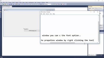 how to change font of a label | Create a Project and Add Labels to Your Form
