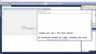 how to change font of a label | Create a Project and Add Labels to Your Form