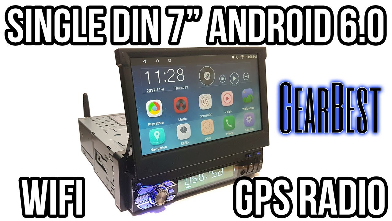 Single Din Android 6.0 Car Stereo GPS+WiFi - Ezonetronics 