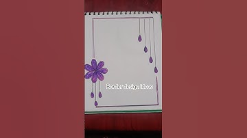 Border design ideas #art #artandcraft #design #shorts #shortsfeed