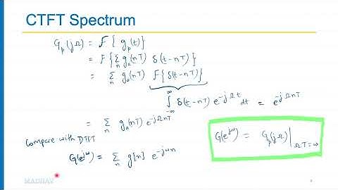 EE301A: 13 Sampling and Reconstruction
