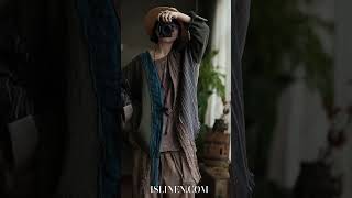 Relaxed Vintage Outfit You’ll Love 🤎 #fashion #vintagestyle #bohofashion #linenclothing