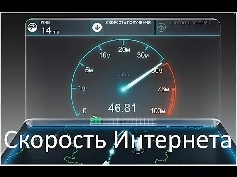 Проверка скорости интернета,узнать скорость любого провайдера