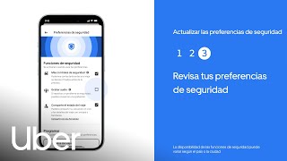 Cómo configurar tus preferencias de seguridad | Uber