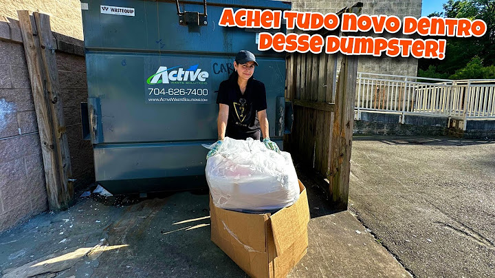Achei tudo novo dentro desse dumpster dos Estados Unidos!🇺🇸