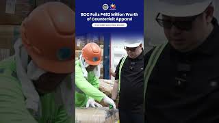 BOC Foils ₱482 Million Worth of Counterfeit Apparel