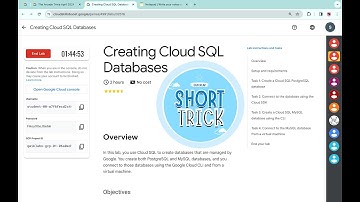 Creating Cloud SQL Databases || #qwiklabs || #coursera || #triviagames   ||  [With Explanation🗣️]