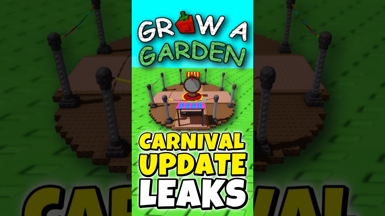 УТЕЧКИ НОВОСТЕЙ О КАРНАВАЛЕ - обновление события в игре GROW A GARDEN в Roblox 