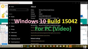 Hands-on Windows 10 Build 15042 Creators Update ,Cortana , Share for PC (video)