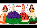 How to Make Play Doh Fruit Dresses for Disney Princesses DIY
