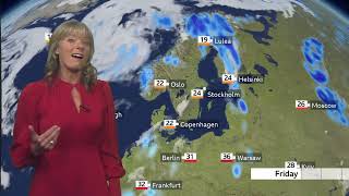 BBC Weather today in Europe -  July 31st, 2026