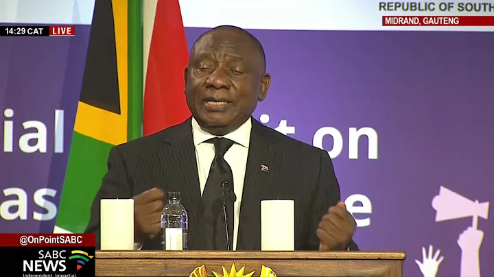 President Ramaphosa addresses the Gender-Based Violence and Femicide Summit