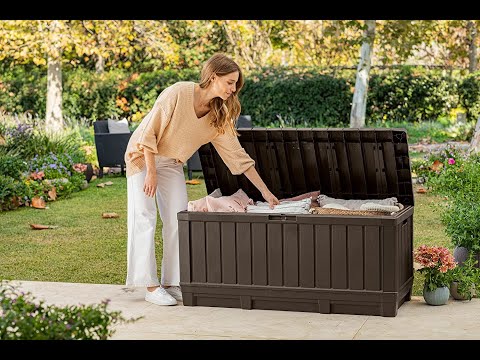 Keter Kentwood 90 Gallon Resin Deck Box-Organization and Storage : HOW Work-Great?
