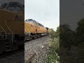 Westbound Union Pacific intermodal comes out of tunnel #18 into Newcastle, CA