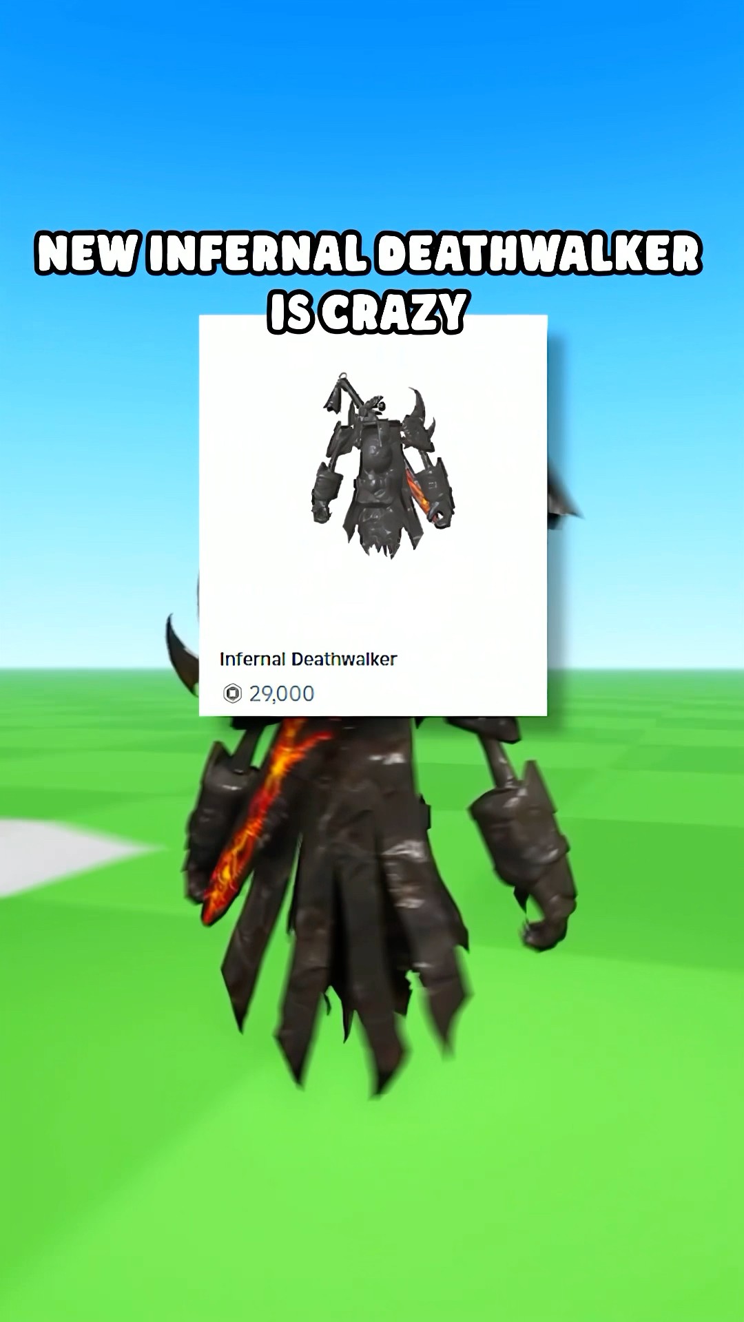 NEW INFERNAL DEATHWALKER BUNDLE Roblox Shorts YouTube Oardefault 
