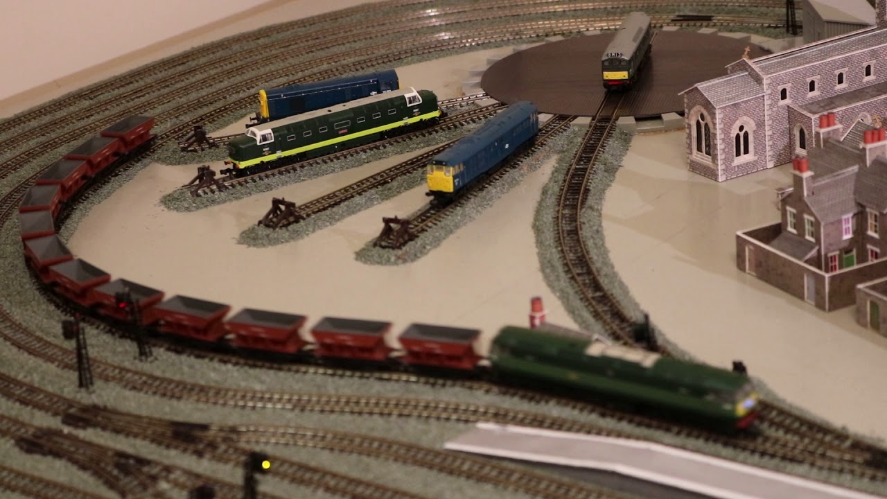 Automated model railway turntable YouTube