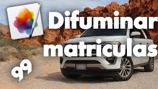 Difuminar Matriculas | Tutorial Pixelmator Pro | Episodio 99 screenshot 5