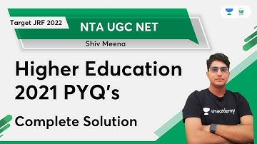 Higher Education 2021 PYQ