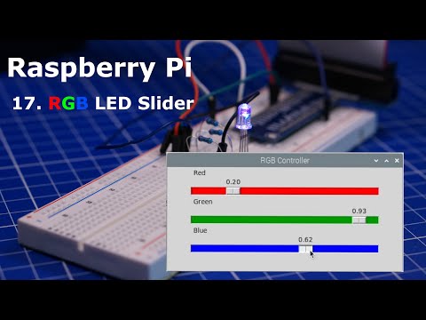 RGB LED Slider with Python |  Raspberry Pi | For Beginners 17.