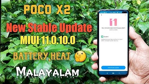 #PocoX2 #Update Poco X2 New Global Stable Update MIUI 11.0.10.0 Rollout In Malayalam