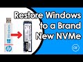 Upgrade to an M.2 NVMe SSD and Restore Windows 10 (without Cloning)