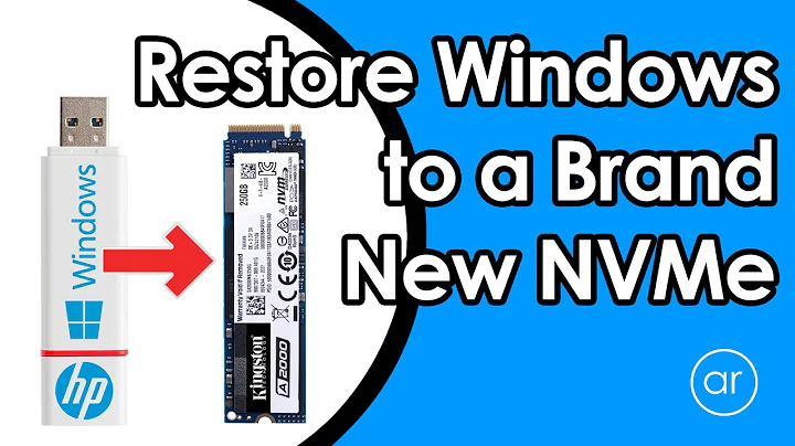 Upgrade to an M.2 NVMe SSD and Restore Windows 10 (without Cloning)